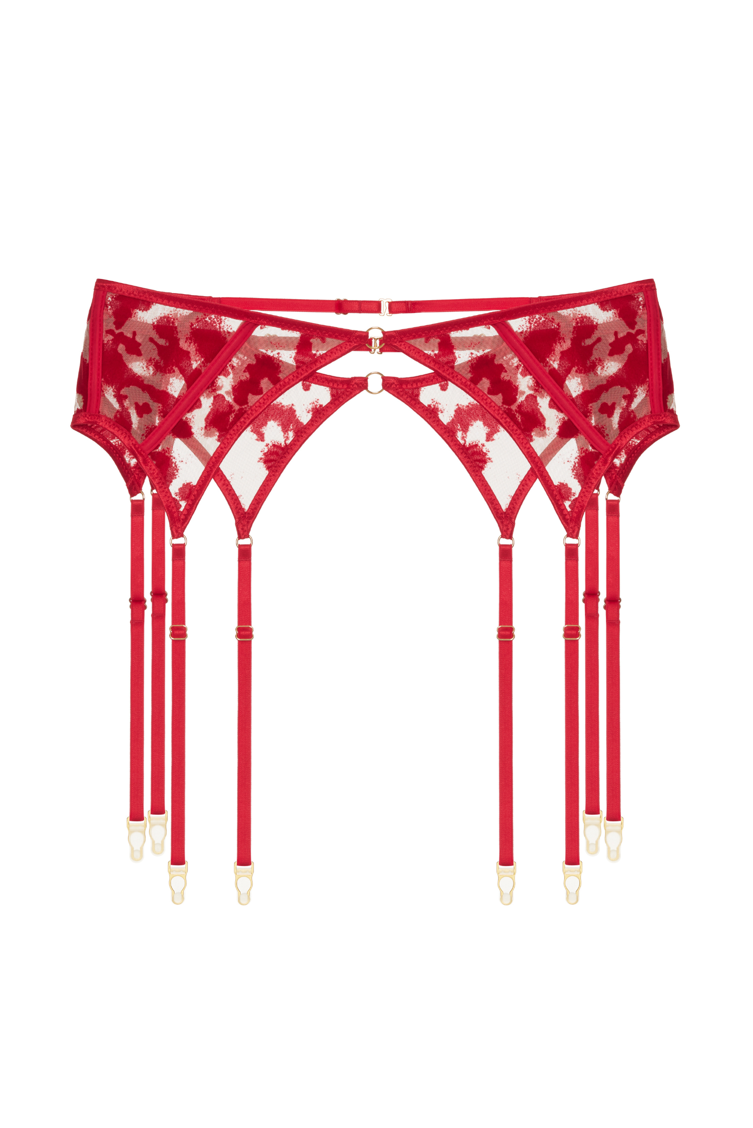 Perilla Harlow Suspender - Red Perilla Harlow Suspender - Red