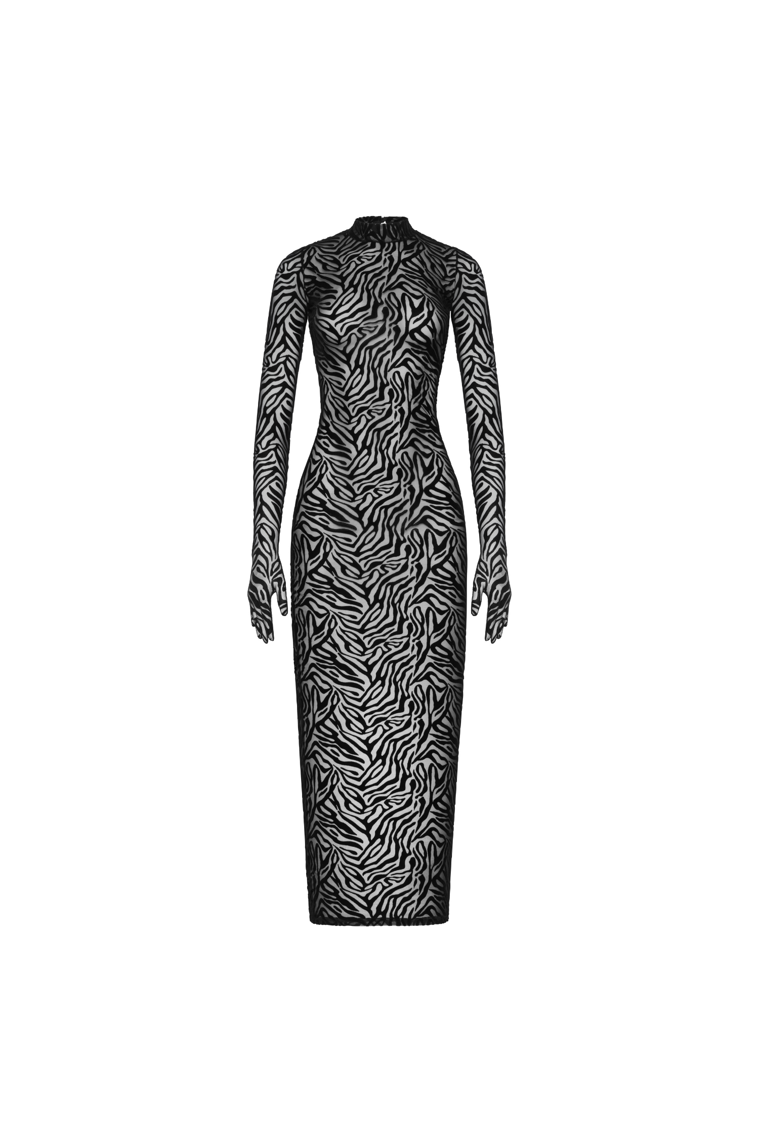 kourtney maxi dress Kourtney Tiger Print Long Maxi Dress, XL