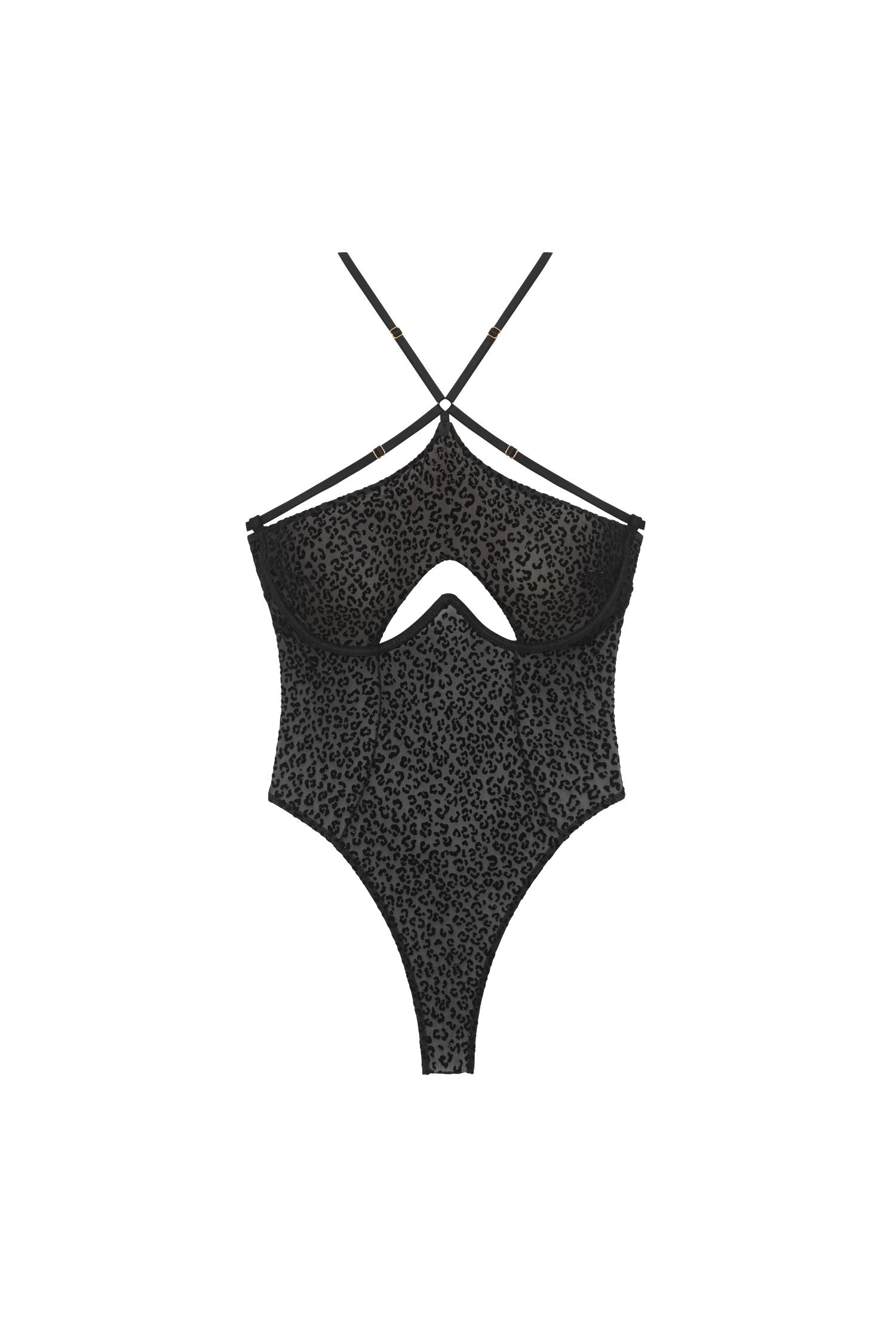 Wild Panther Bodysuit – Leopard Print - Stretch - Classic Fit