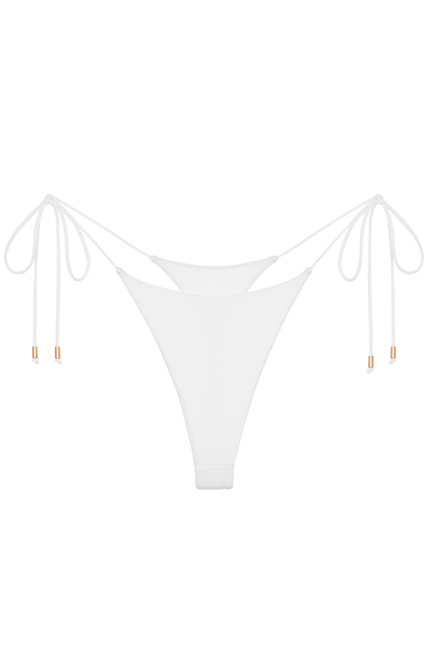 White Malibu Bottom bikini bottom - a minimalist look