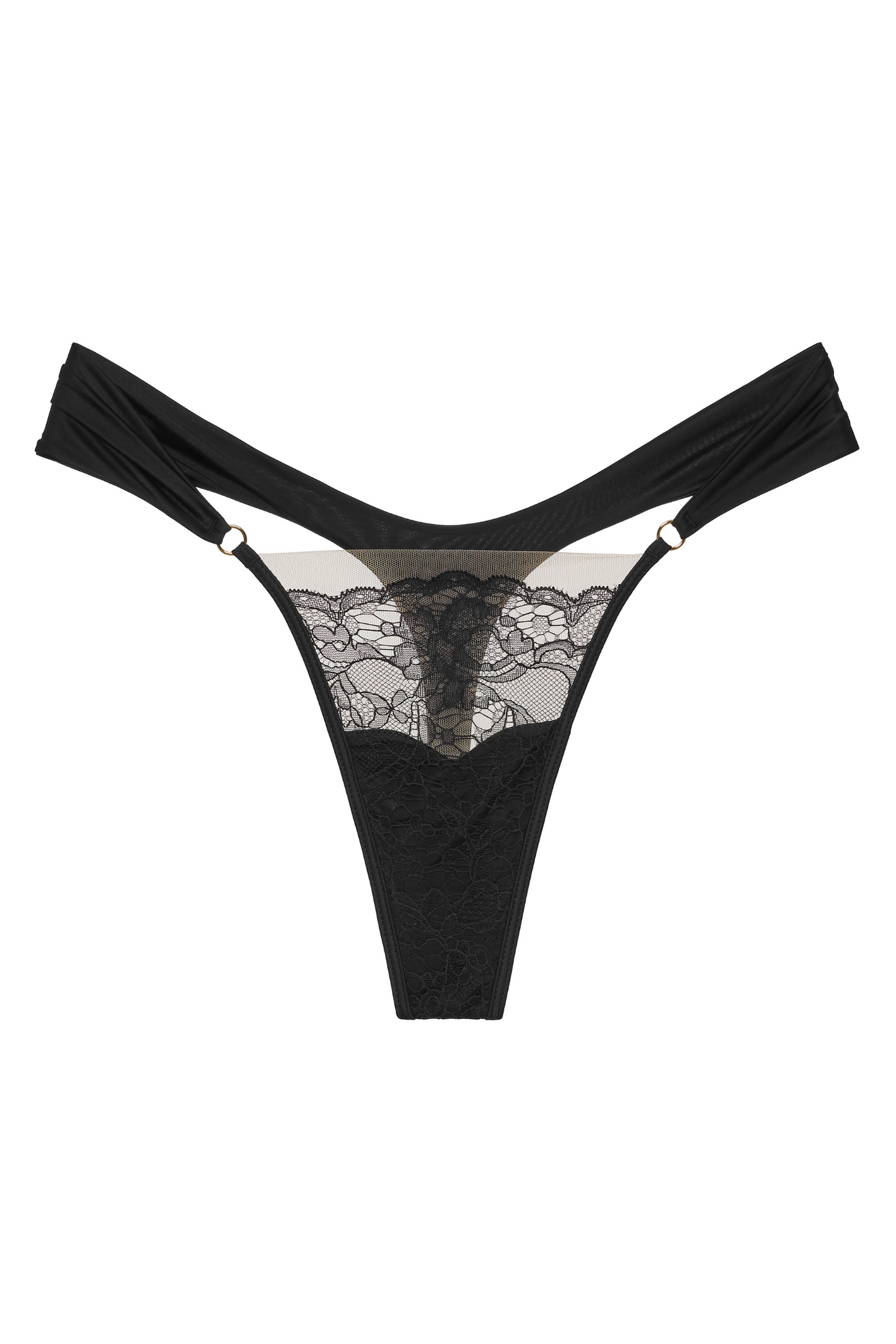 Elin thong – front view, wide sides and classic cut