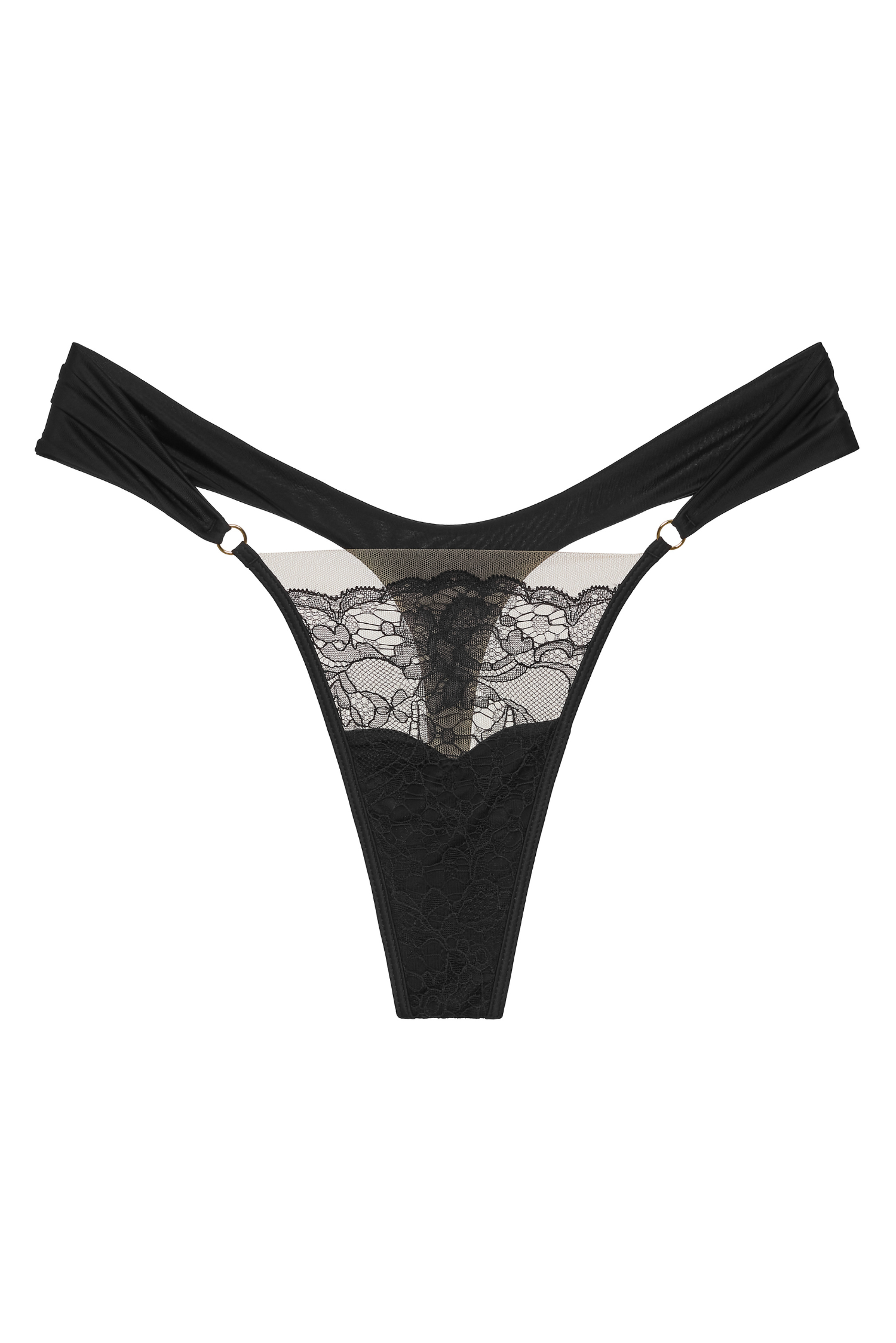 Elin thong – front view, wide sides and classic cut