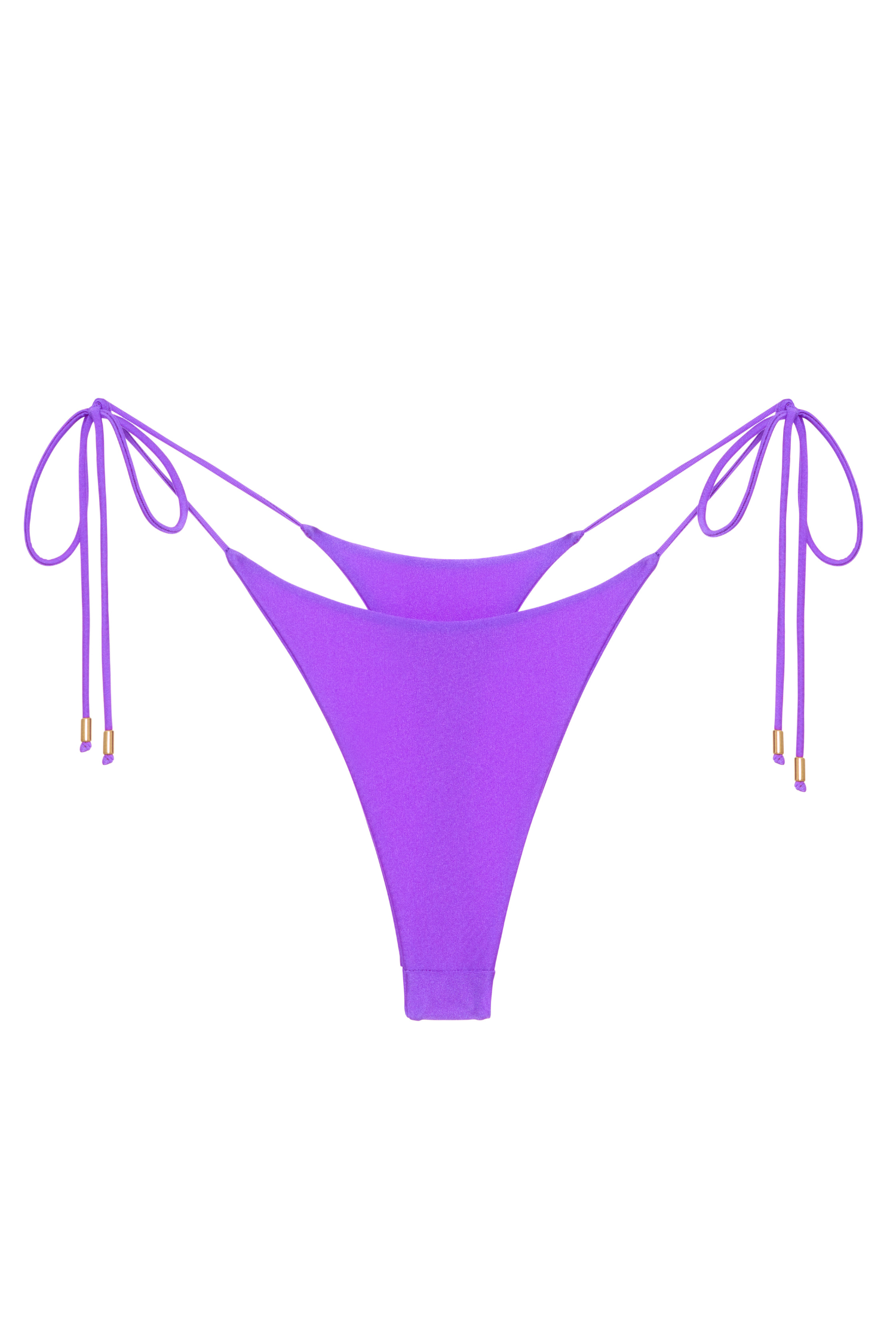 Malibu - Purple Lycra String Bikini Bottom