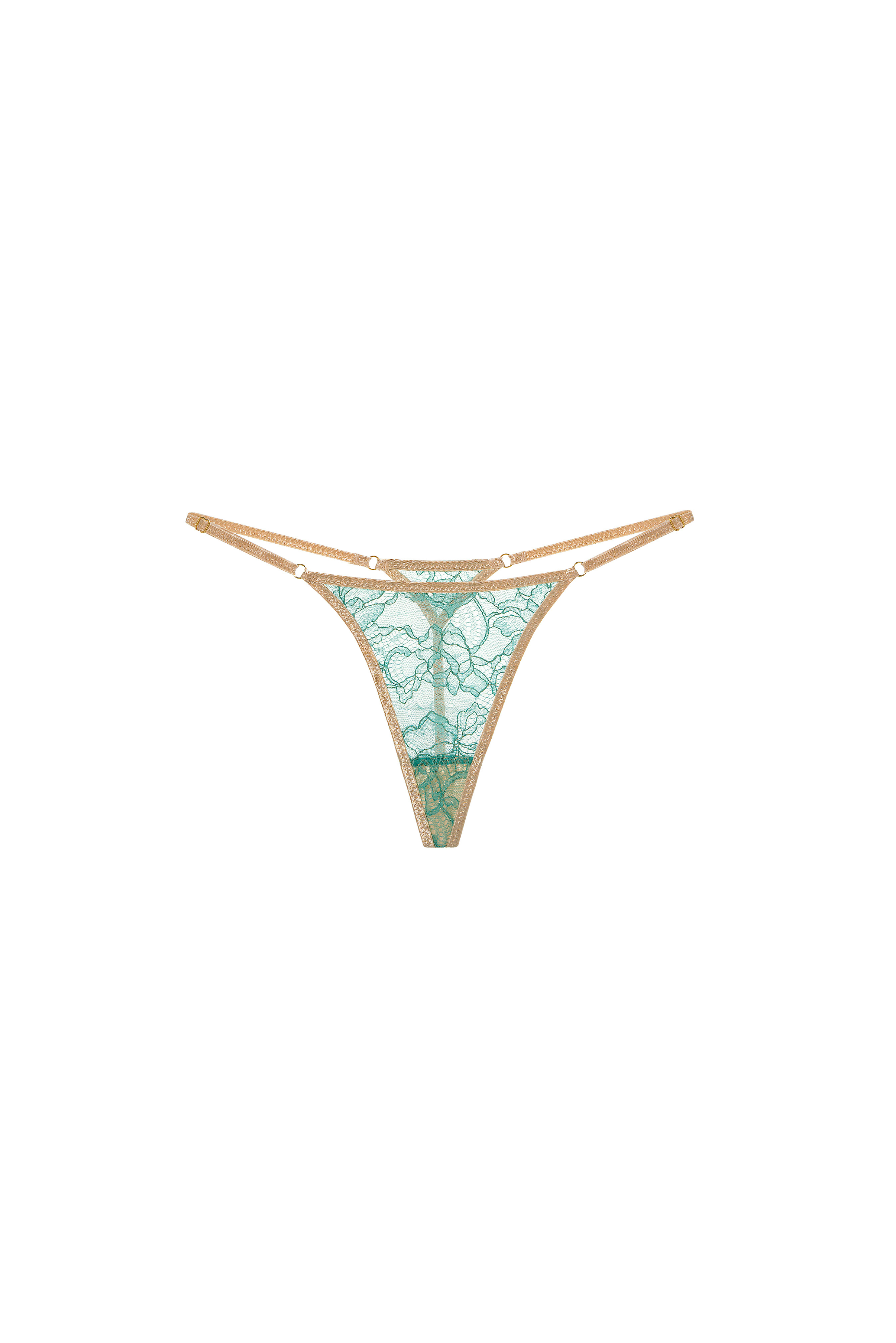 Versace thongs turquoise color